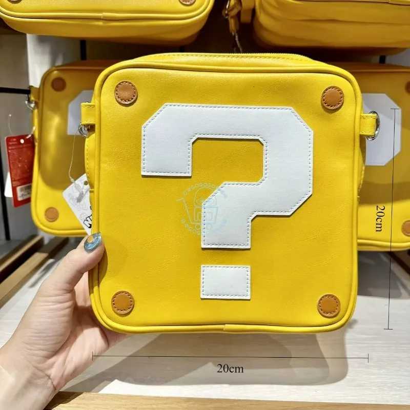 Question Mark Womens Crossbody Bag Cartoon Cute Phone Bag Makeup Handbag PU Small Square Bag Storage Bag Handbag C260406