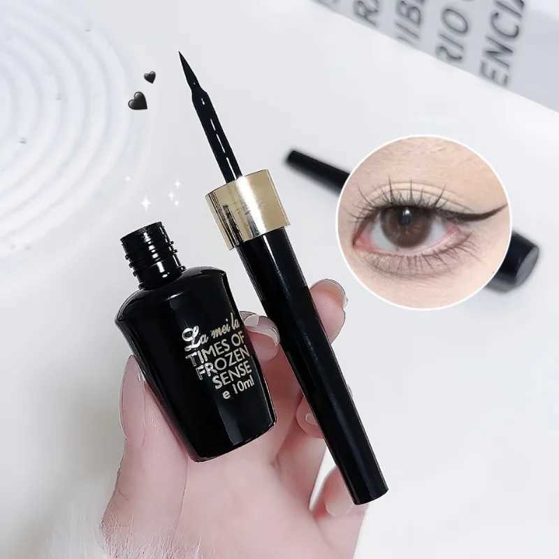 Long-lasting Black Gel Eyeliner Ultra-fine Hard-tipped Waterproof Liquid Eyeliner Pen Quick-Dry Durable Cosmetics Makeup Tool H260406