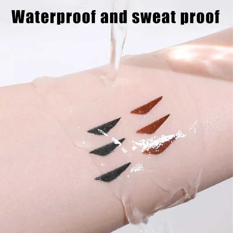 Lazy Integrated Eyeliner Stamp Dual-Head Rotatable Precise Outline Seal Lasting Waterproof Fast Drying Liquid Eye Liner Pen H260406