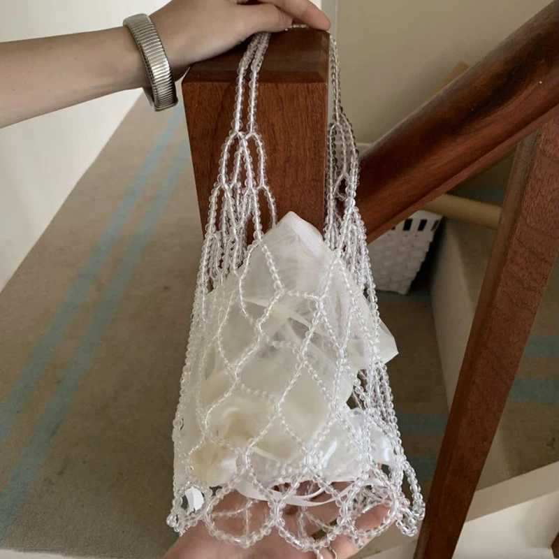 Versatile Hollow Out Large Capacity High Quality Casual Shoulder Lunch Bag for Women Holiday Party Dorable Use Bag C260406