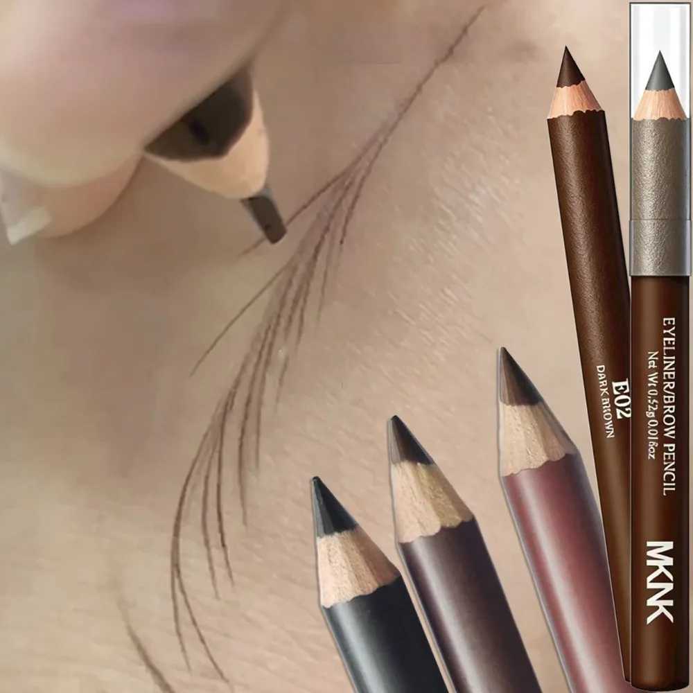 Professional Multi-Function Wooden Makeup Pencil Waterproof For Eyebrows Eyeliner All-in-One Precision Tip Long Wear Cosmetic H260406