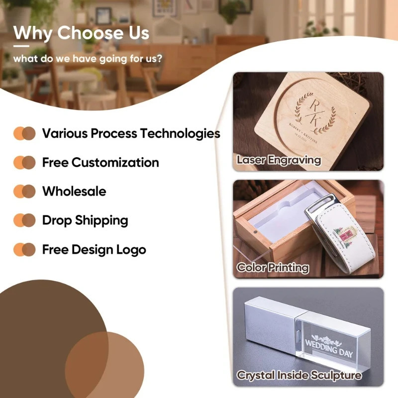 1PCS Free Custom Solid Wood Square Tag Key Chains Wooden Leather Car Keychain Accessories Fashion Bag Pendant Blank Wooden Card 260403BJ
