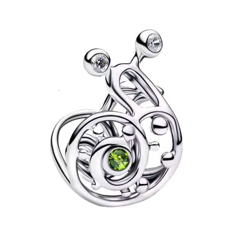 2026 New 925 Silver Gemstone Flower Bird Gold Rose Tulip Plated Apple Charm Women DIY High-quality Jewelry Gifts for Mother's day