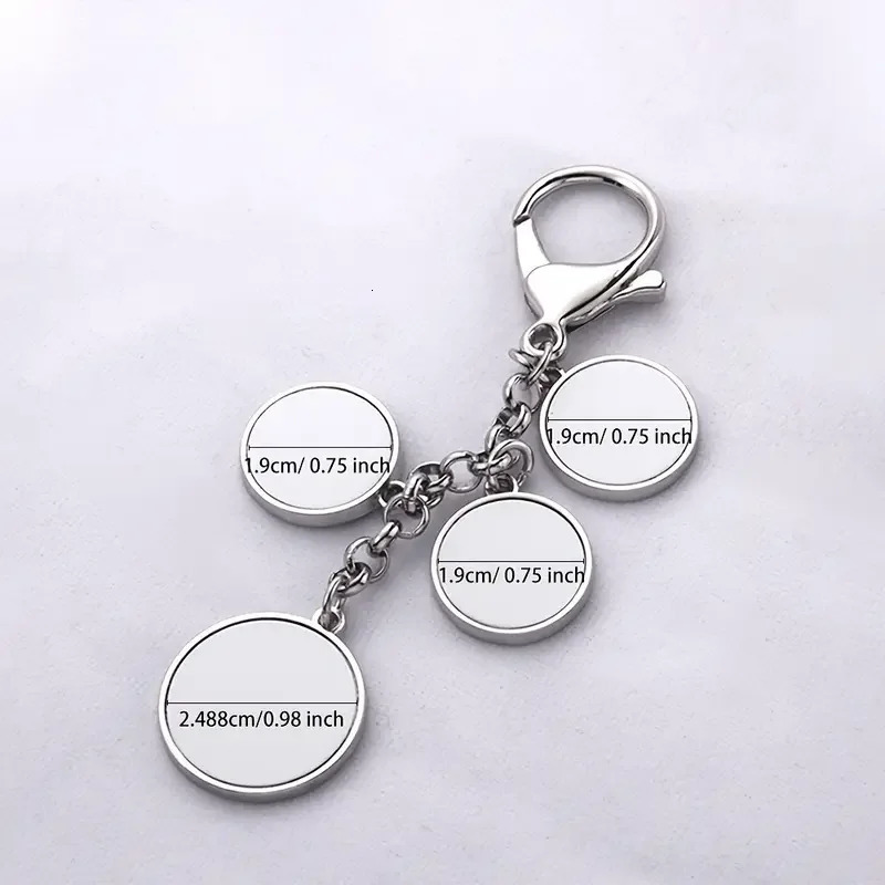 Personalised keychain with 4 exclusive images DIY custom keychain suitable for gifting to family friends classmates 260403BJ - view 5