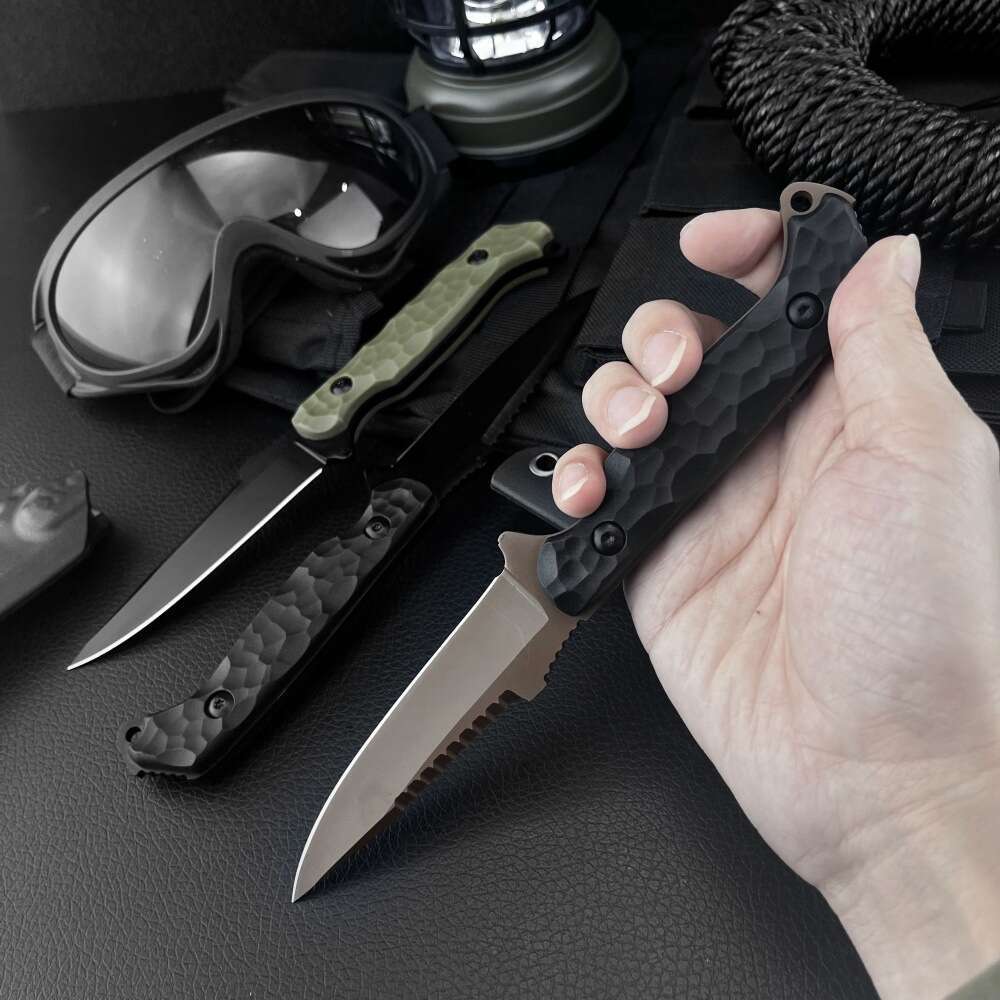 TOOR Krypton one-piece steel outdoor high hardness survival portable self-defense straight knife, cross-border hot-selling model