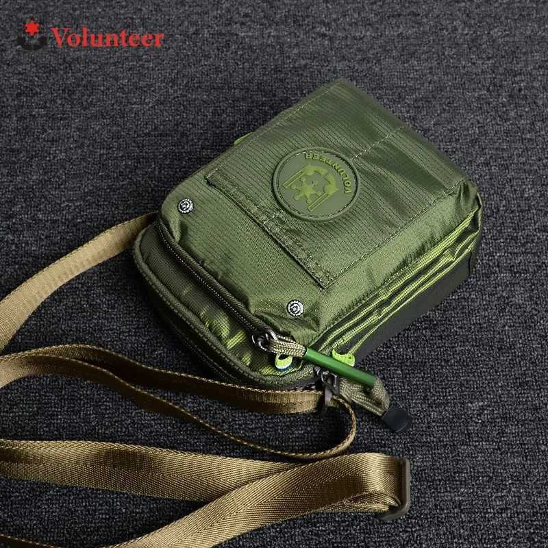 VOLUNTEER Crossbody Bags for Men Fashion Waterproof Phone Oxford Cloth Casual Small Messenger Mens Shoulder Sling Bag 1652-11 C260406