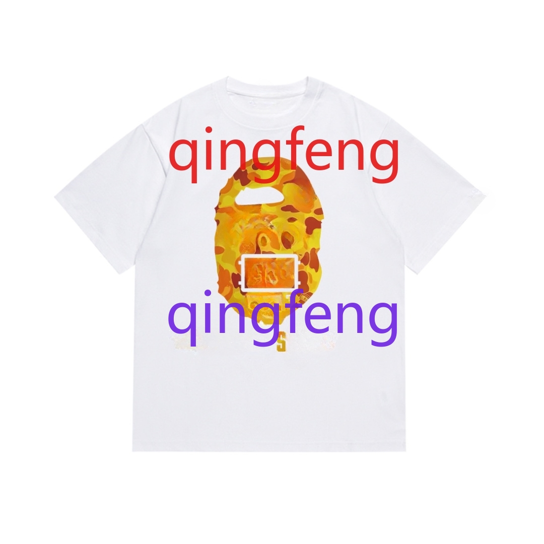 Summer loose T-shirt fashionable big brand men's and women's fashion short sleeved letter graffiti printed T-shirt breathable and comfortabl