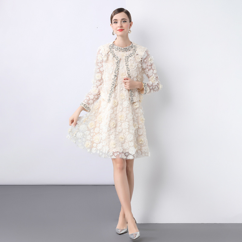 Short Coat Womens Tweed Style Designer Luxury Spring Autumn 2025 New Socialite Style Single Layer Coat Manufacturer Coarse Tweed Fringe Trim