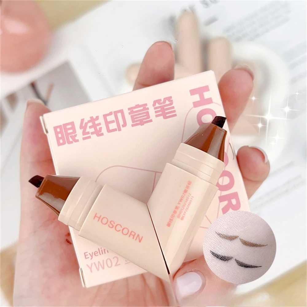 Waterproof Double-Wing Integrated Eyeliner Stamp - Sweat Proof Long Lasting Easy to Use for Beginners Lazy Makeup Stencil H260406