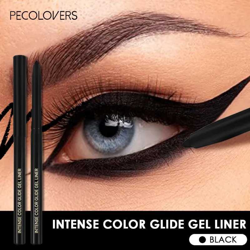 5PCS Waterproof Black Eyeliner Gel Pencil Lasting Natural Easy Wear Matte Quick Drying Non-Smudge Eye Liner Gel Pen Makeup H260406