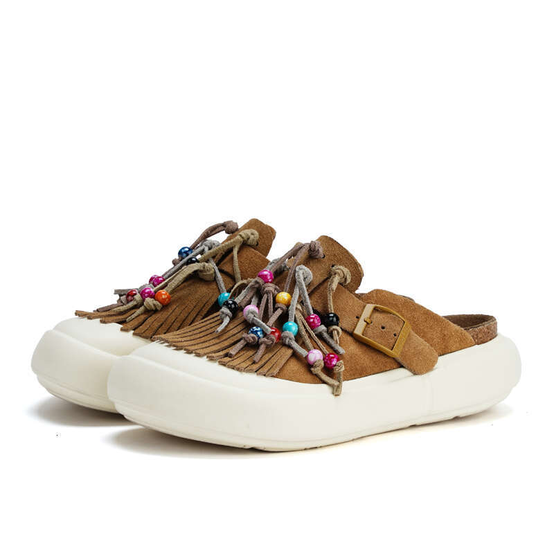 Retro Cork designer shoes Sandals, Flat Shoes, Non slip Shoes, Comfortable Sports Shoes, Four Seasons Travel Vacation Beach Shoes, Green Blue