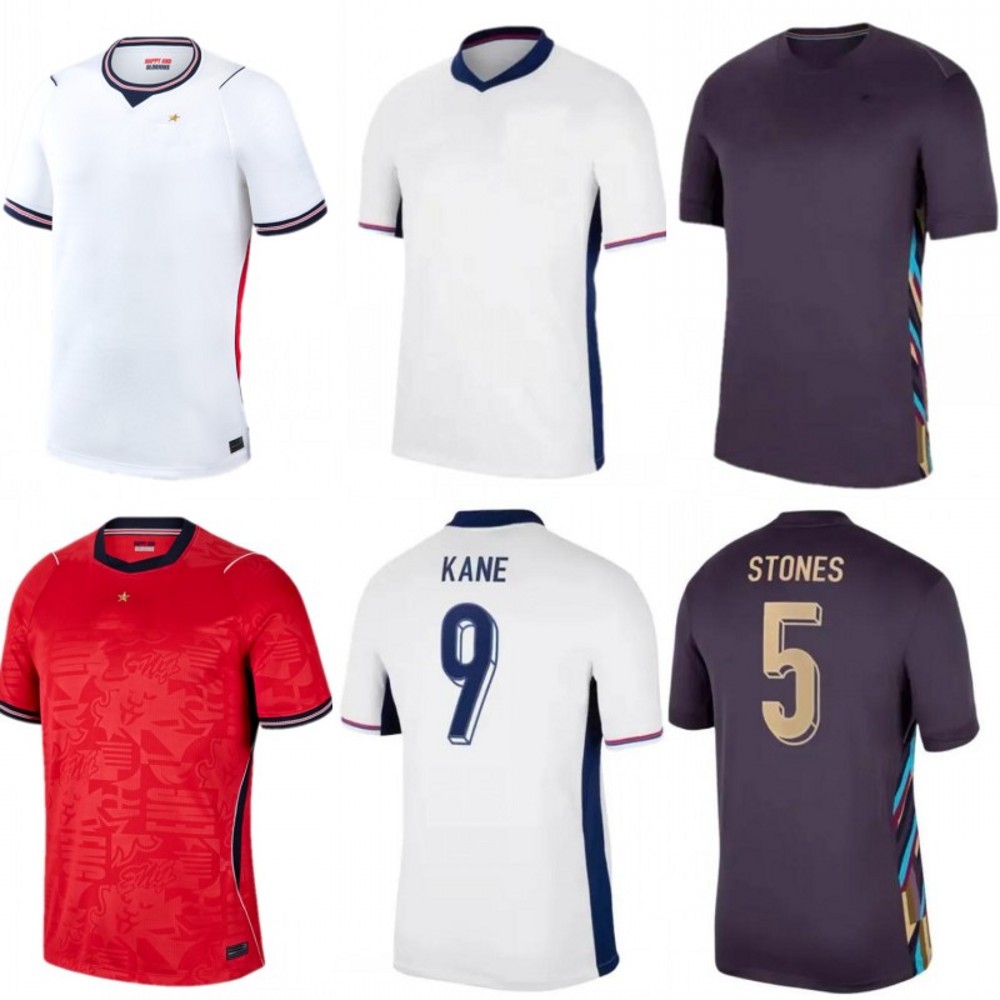 2026 ENGLAND Soccer Jerseys 2024 SAKA KANE BELLINGHAM FODEN RASHFORD Football Shirts Mens WALKER SHAW RICE STONES ALEXANDER-ARNOLD BOWEN PALMER Uniform Kids kit