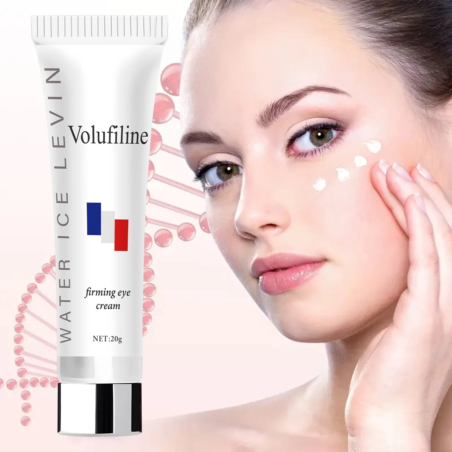 Volufiline Firming Eye Cream with Hyaluronic Acid Retinol Collagen Moisturizes and Firms for Elastic Smooth Eye Skin 260403
