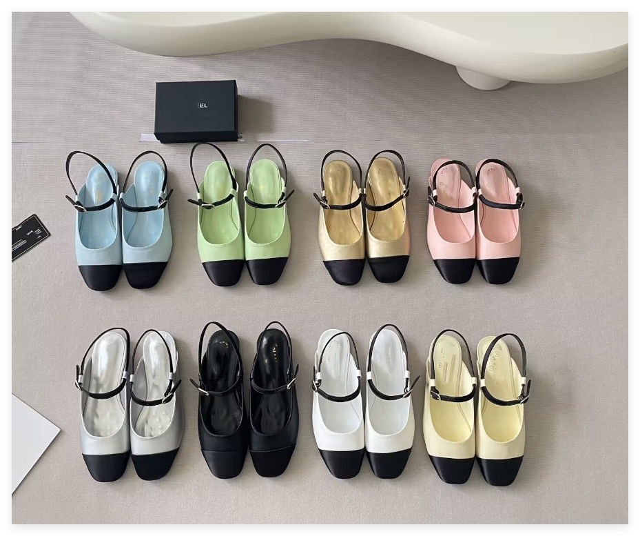 Designer Shoes Luxury Designer Ballet Flats Women's Formal Fashion Satin Bow Ankle Wrap Boat Shoes Wedding Party Casual Designer Dress Shoes 35-41