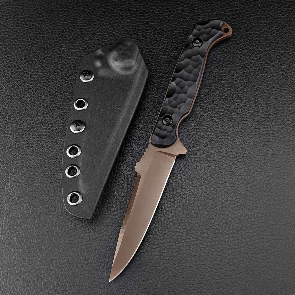 TOOR Krypton one-piece steel outdoor high hardness survival portable self-defense straight knife, cross-border hot-selling model