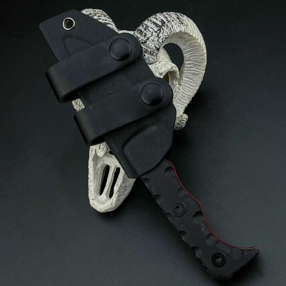 Popular in foreign trade, TKELL Agent 003 straight blade folding knife is a multifunctional, high-hardness camping tactical survival tool