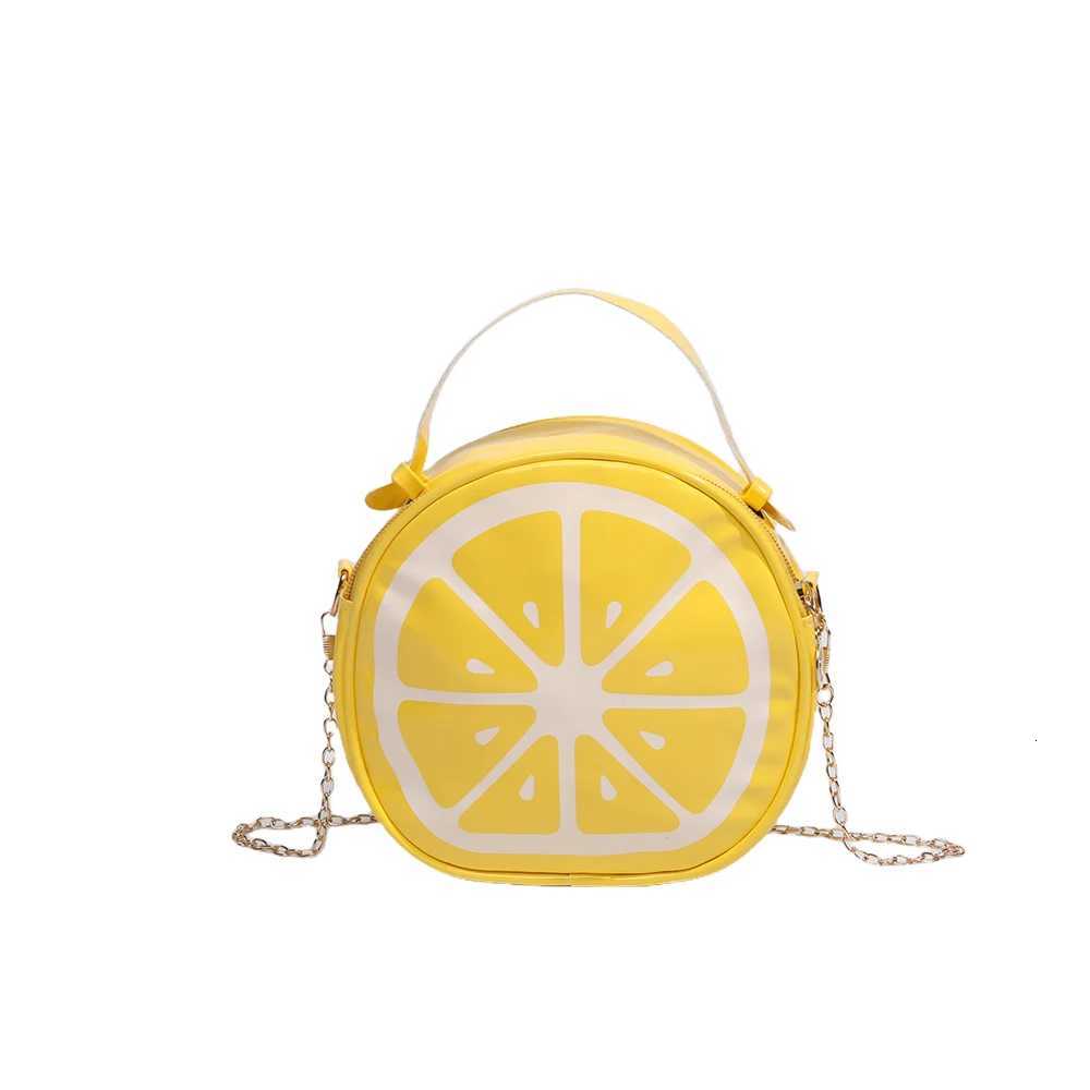 Womens Fruit Bag Lemon Bag Small Clear Chain Shoulder Crossbody Bag C260406