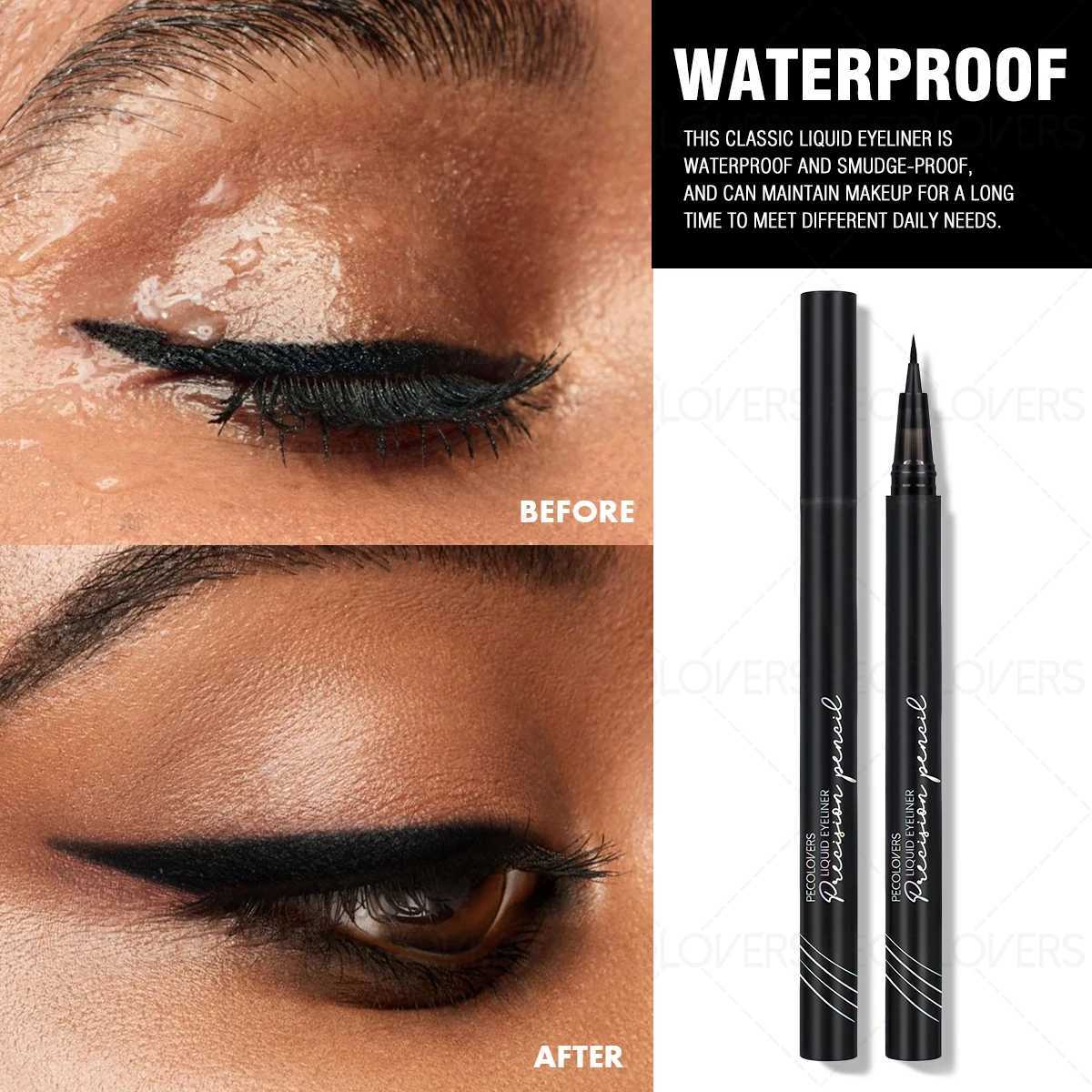 5PCS Smooth Liquid Eyeliner Tip-resistant Waterproof Quick-drying Soft Perfect for Precision and Dramatic Eye Appearance H260406