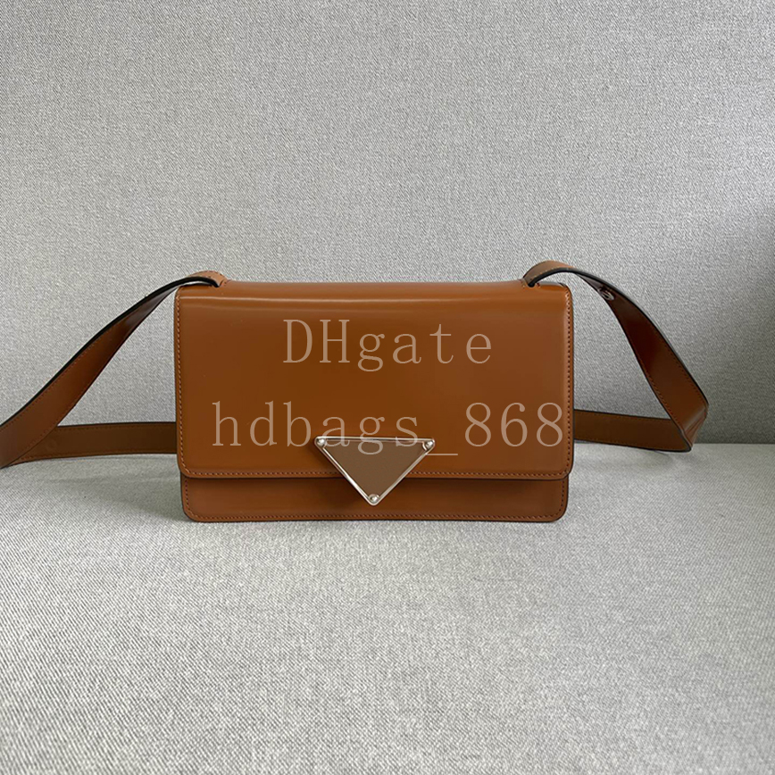 Master quality Designer Calfskin Shoulder bag Crossbody bags Handbag Luxury Flap bag Underarm bag 24cm With Box PR1BD321