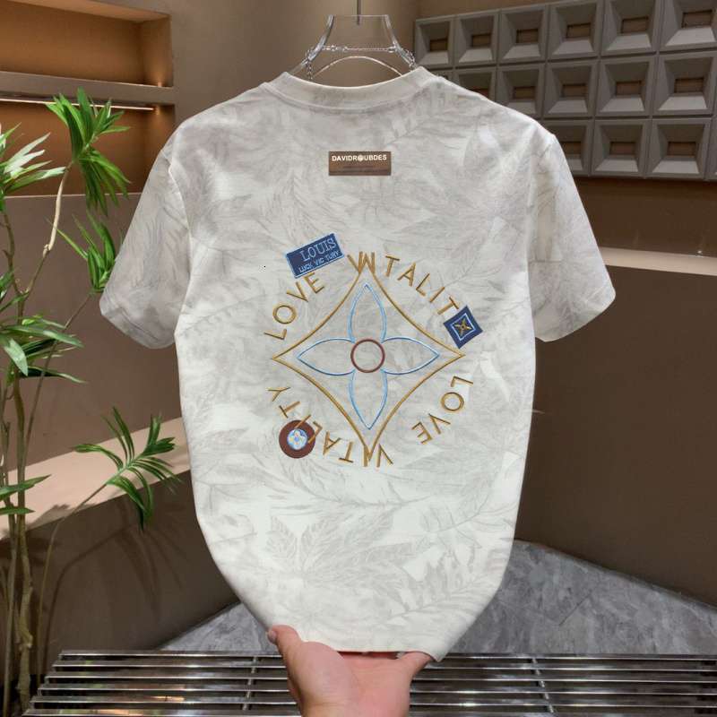 Designer clothing 2026 Casual Men's Short-Sleeved T-Shirt Unique Design Fashion Top Men's Half-Sleeve Luxury Fashion Top