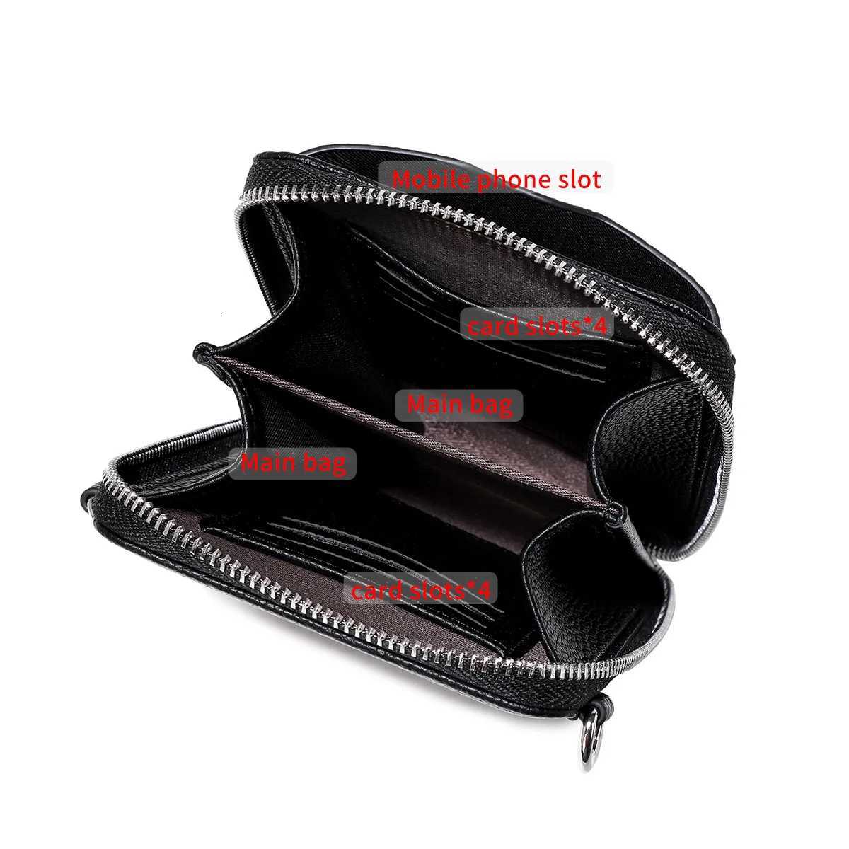 2026 New Womens Crossbody Bag Multi-Function Phone Wallet PU Leather Small Shoulder Bag Card Holder Zipper Purse Daily Casual C260406