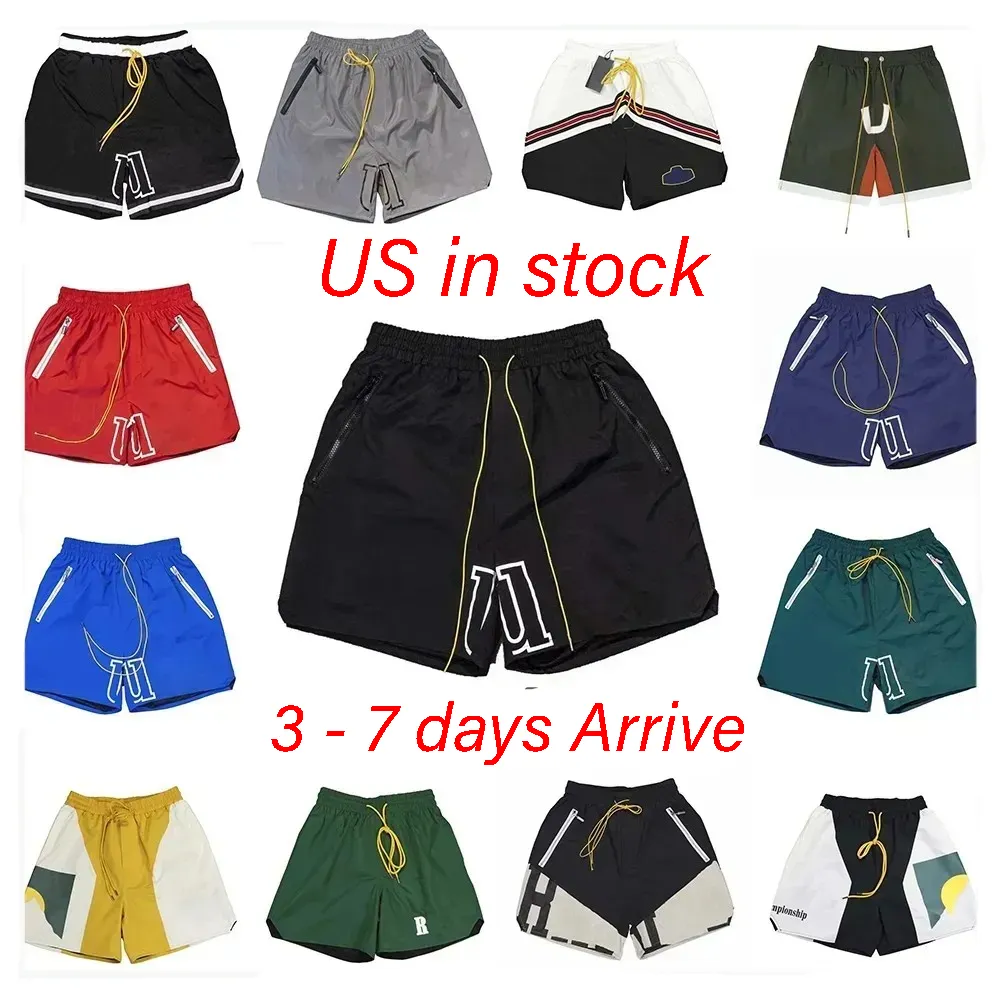 rhudelys Shorts Designer Men Moisture Wicking rhud Classic Fit Streetwear Retro Casual Short Pants Urban Daily Style
