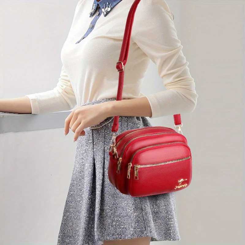 Trendy Multi-layered Fashionable Bag For Women Versatile Crossbody Bag Large Capacity For Daily Work Commute C260406
