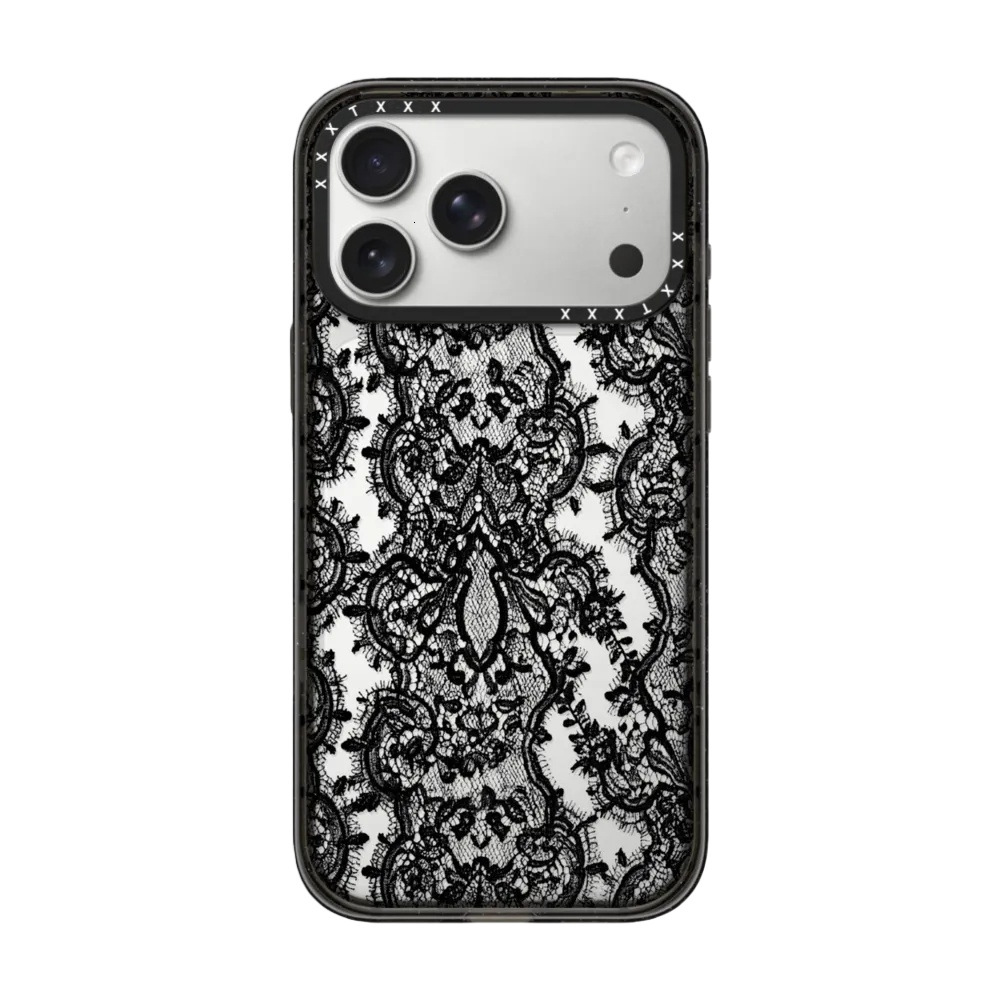 2026 New Designers' Luxury Collection Hot Girl Black Lace Series 16pro Is Suitable For Iphone 17 Pro Max, Apple 15 Plus, And 14 Phone Cases