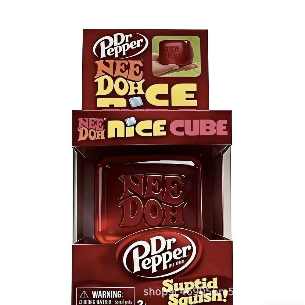 Cross-border new product Needoh 3D Dr Pepper Nice Cube Suptid Squish Stress Relief d13