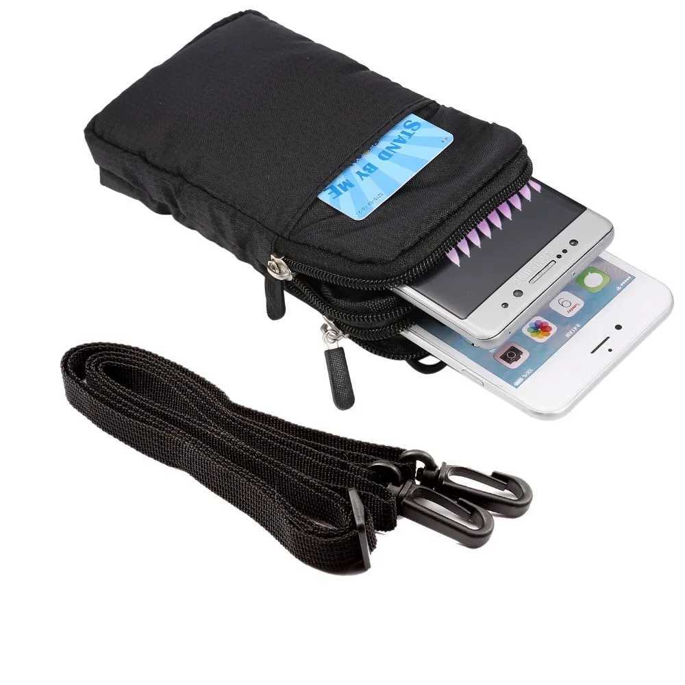 FULAIKATE SPORTS Universal Phone Bag for iPhone15 Pro Max Portable Waist Pouch for iPhone 14 Plus Mobile Phone Shoulder Holster C260406