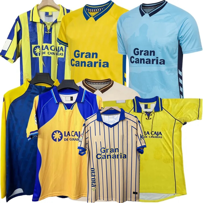 Retro Classic 1995 96 1997 1998 2000 2001 UD Las 2025 2026 Soccer Jerseys Palmas SANDRO MARC MANUEL FUSTER LOIODICE KIRIAN MIKA MARMOL 97 98 25 26 football men kids shirt