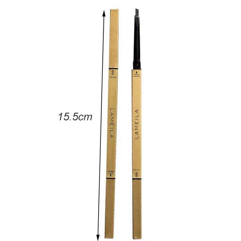 5 Color Waterproof Matte Eyebrow Pen Makeup Double Head Long Lasting Brown Non-Smudged Eye Brow Pencil Tint with Brush Cosmetics H260406
