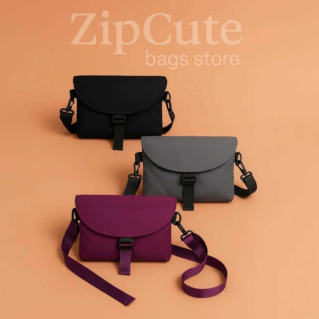 Women Nylon Chest Pack Cellphone Pouch Outdoor Sports Cross-body Bag Casual Running Cycling Sling Bag C260406