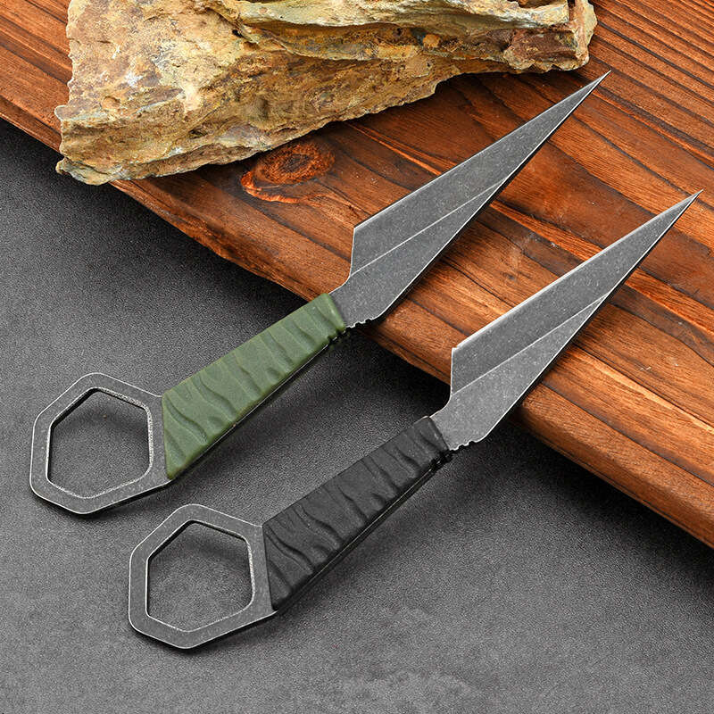 Cross-border best-selling in-stock mini hanging neck EDCK sheath, portable tactical outdoor knife, new Amazon model