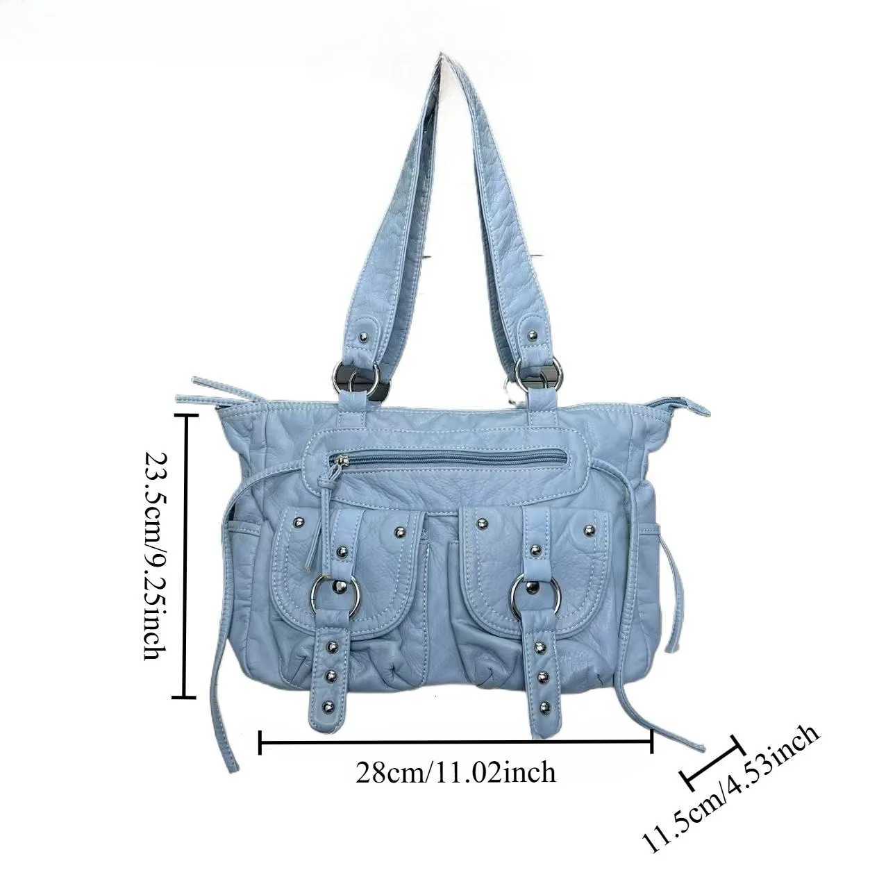 Venn Angel Womens Bag Fashion PU Shoulder Bag Casual Vintage Hobo Messenger Bag Satchel Large Cell Phone Pocket Purse C260406