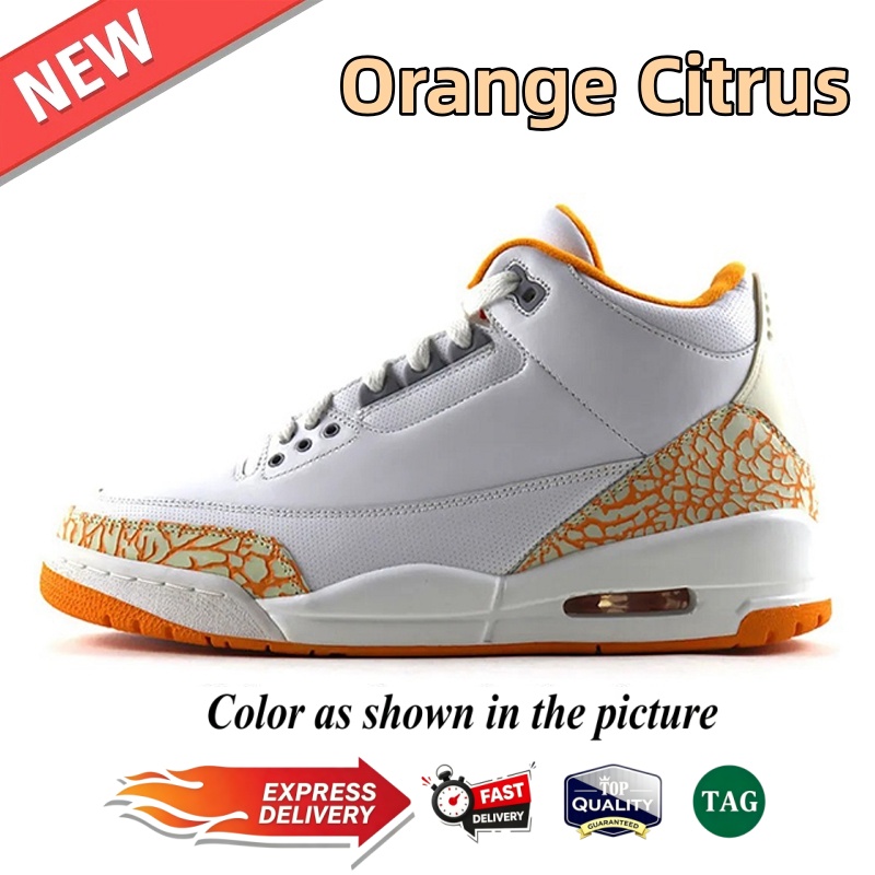 With Box j3 jump mans 3 3s Basketball Shoes Orange Citrus Worlds Best Dad True Blue Pure Money White Black Cement Family Affair Black Cat Men Womem tr