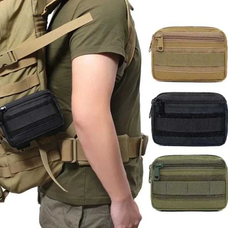Molle Waist Bag Men Outdoor Camping Wallet Climbing Purse Fanny Pack Edc Phone Bag Nylon Hunting Belt Pouch C260406