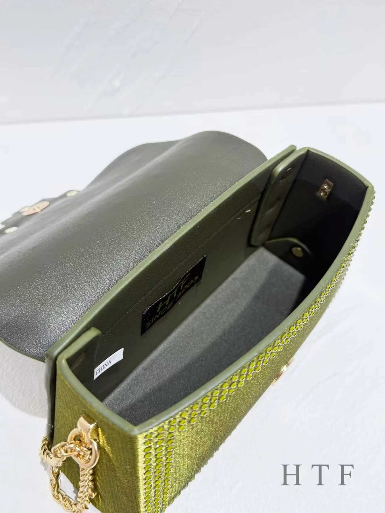 Shiny Sequin Womens Crossbody Bag Handbag Shoulder Bag Handheld Bag Small Shape Diamond Paved Multi-Functional Purse C260406