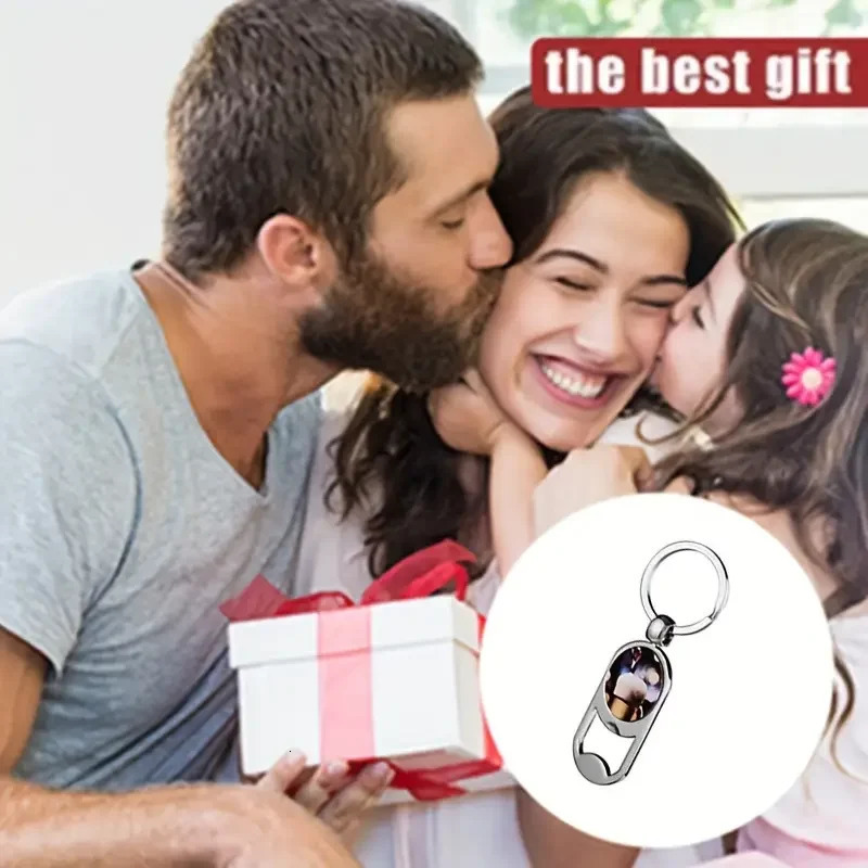 Personalised po keychain with bottle opener - customised keyring gift suitable for women anniversaries holiday souvenirs 260403BJ - view 7