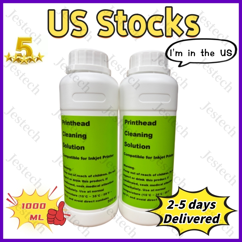 Jestech 1000 ML Printhead Cleaning Industrial (US) Raw Materials Wholesale | For Industrial Use | Fast Shipping | Delivery in 2-5 Days