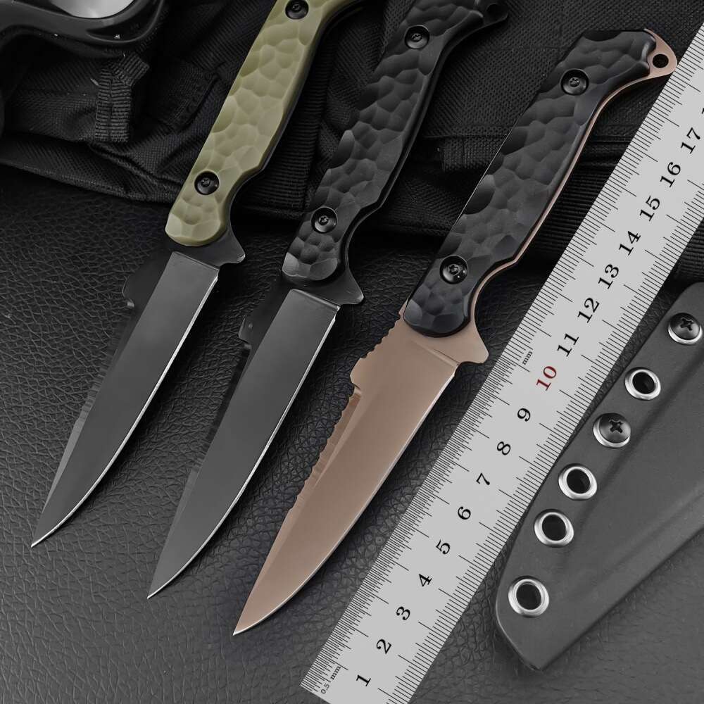 TOOR Krypton one-piece steel outdoor high hardness survival portable self-defense straight knife, cross-border hot-selling model