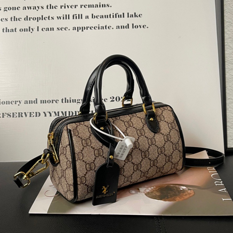 Designer bag, crossbody bag, high-quality underarm tote, vintage print shoulder bag, luxury women's bag, chain wallet, classic square bag, premiu
