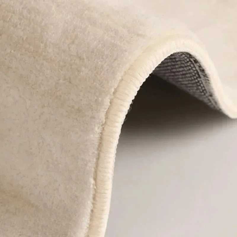 VIKAMA Cream Irregular Stripe Carpet, 100% Acrylic Lounge Area Rug for Living Room Bedroom T2600406 - view 6