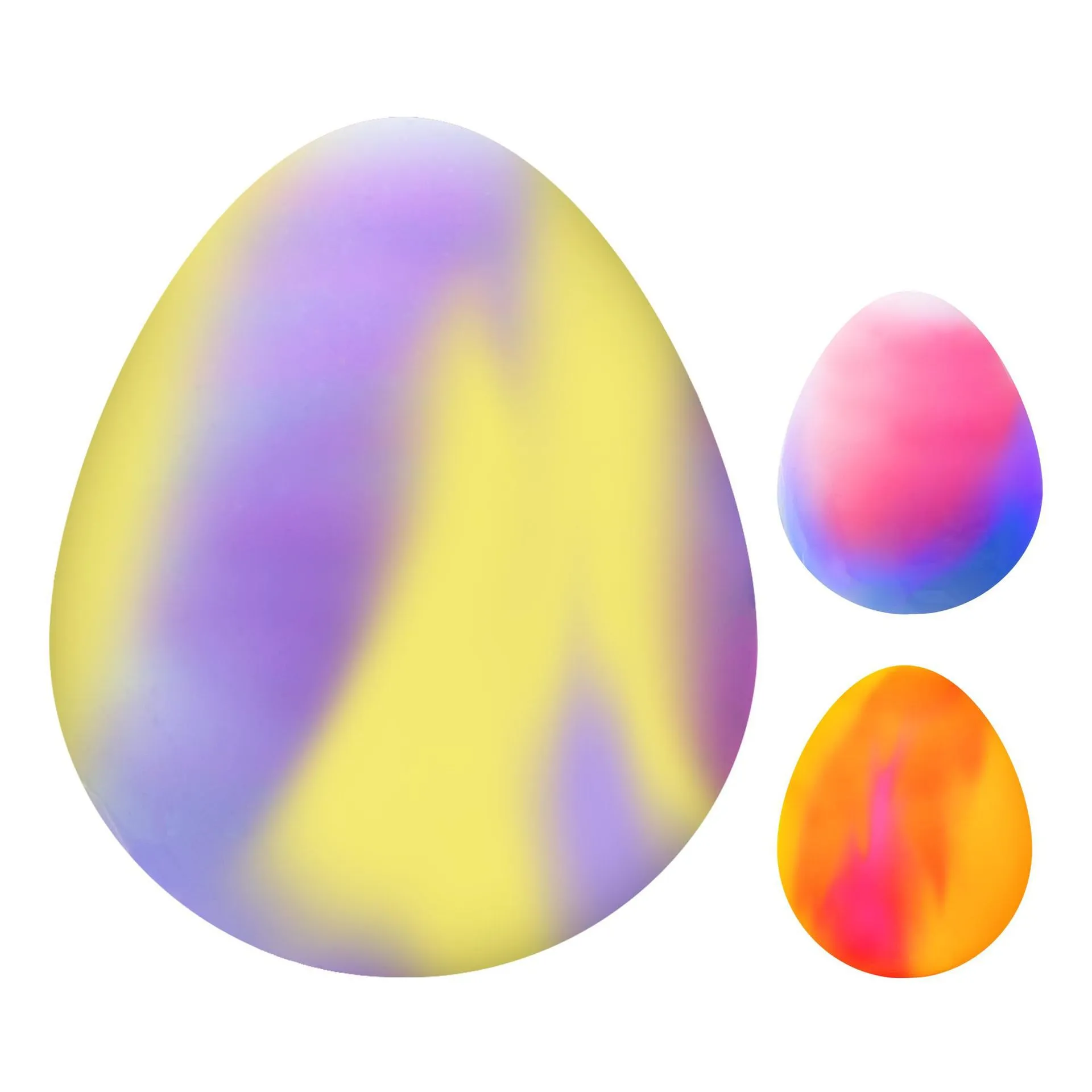 IN stock Needoh Dippin Dazzler Eggs Squishy Toys Sensory Toys Color Changing Squishy Eggs Stress Relief Slow Rebound Needoh Fidget Toys for Kids