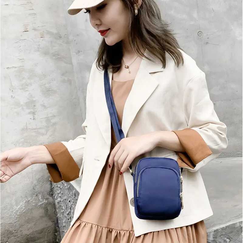 Women Bag Waterproof Shoulder Bag Crossbody Zipper Mobile Phone Lady Female Multifunction Handbag Wrist Purse Womens Pouch C260406