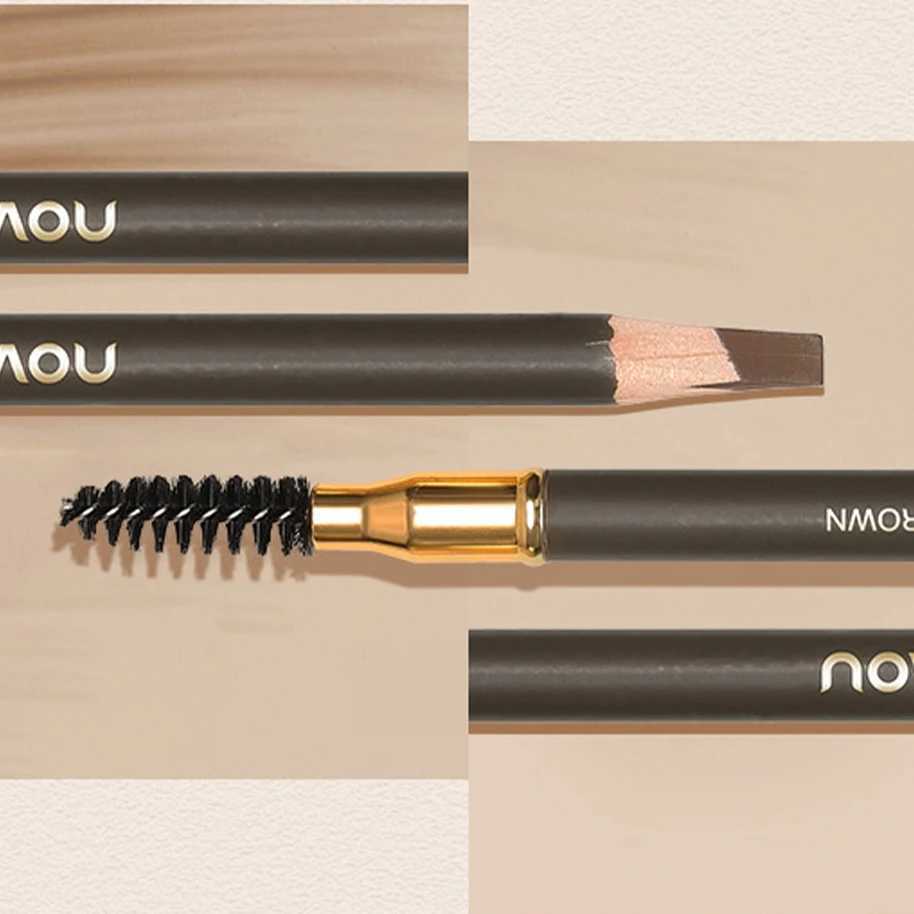 Waterproof Eyebrow Pen with Brush 7 Colors Natural Lasting Non-caking Eyebrow Pencil Outlining Wild Brow Korean Makeup Cosmetics H260406