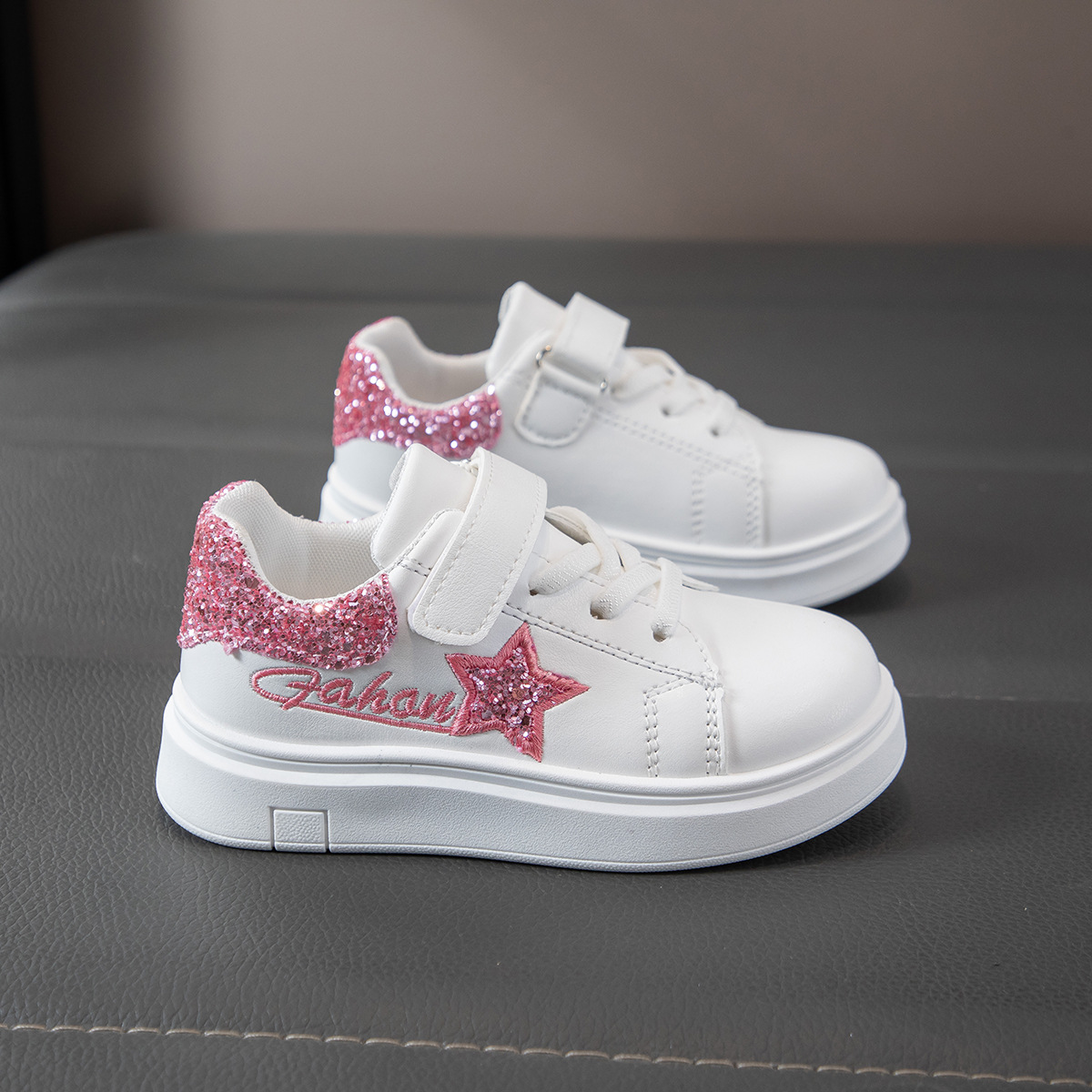 Girls Fashion Canvas Shoes Sneakers Soft Sole Comfort Casual Lightweight Sneakers For Little Kids Walking Free shipping