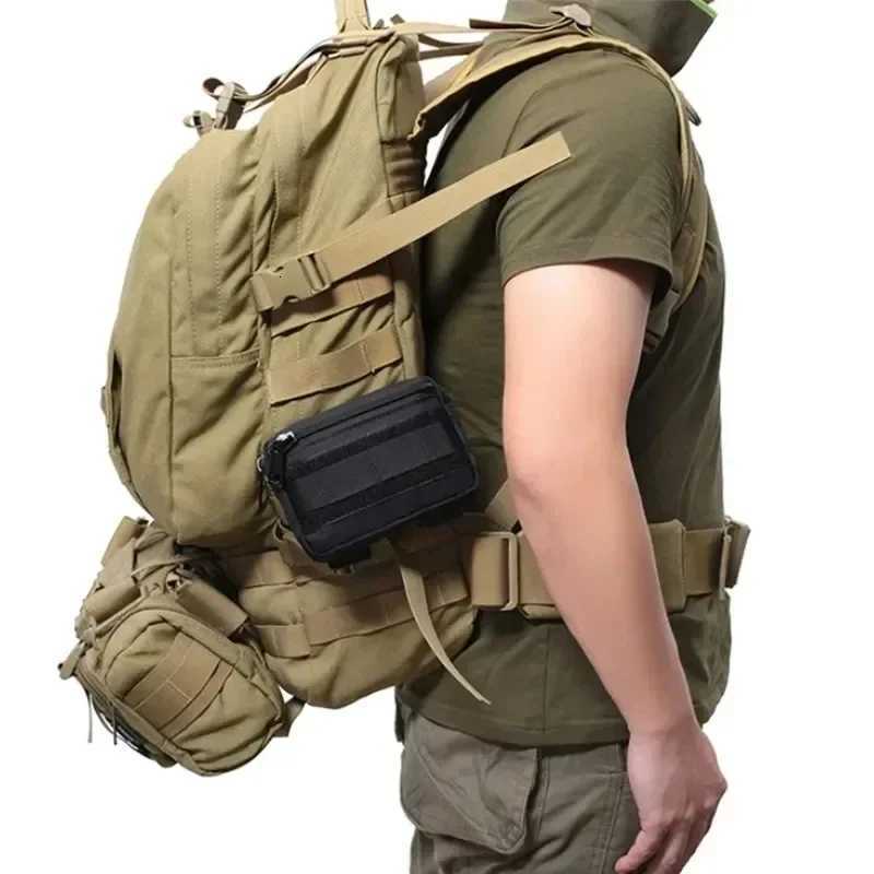 Molle Waist Bag Men Outdoor Camping Wallet Climbing Purse Fanny Pack Edc Phone Bag Nylon Hunting Belt Pouch C260406