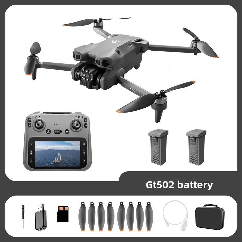 New Product GT50 PRO Drone Remote Control With Screen HD Aerial Photography Brushless Obstacle Avoidance Quadcopter Toy Kuhangxin