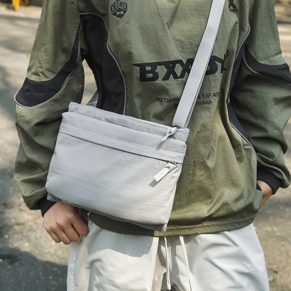 Unisex Outdoor Crossbody Bag - Tactical Messenger Bag for Hiking/Fishing/Travel Style Phone Sling Pack with Anti-Theft Pocket C260406